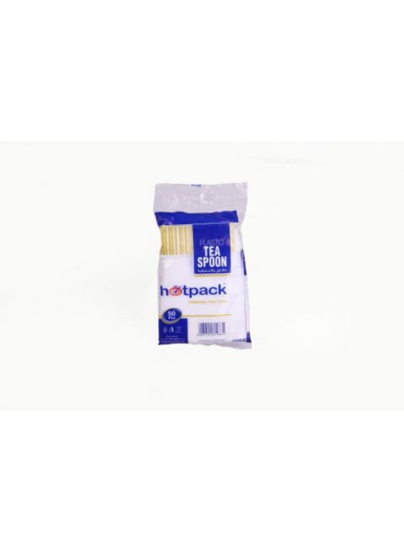 Hotpack-Plastic Tea Spoon-50Pcs