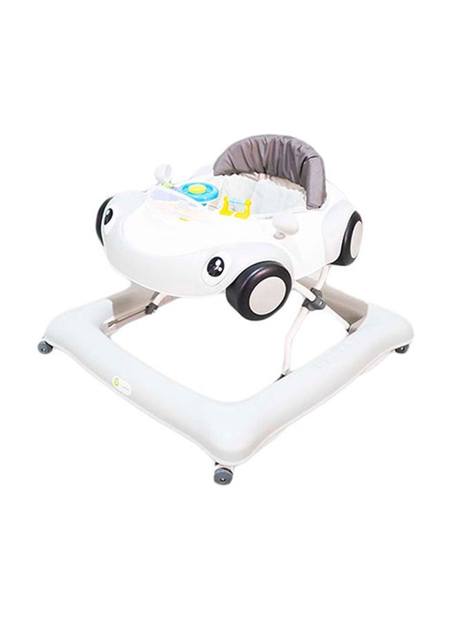 mini panda Lilâ€™ Go Kart Walker, Silver - Image 1