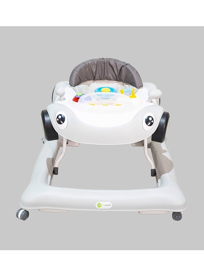 mini panda Lilâ€™ Go Kart Walker, Silver - Image 2