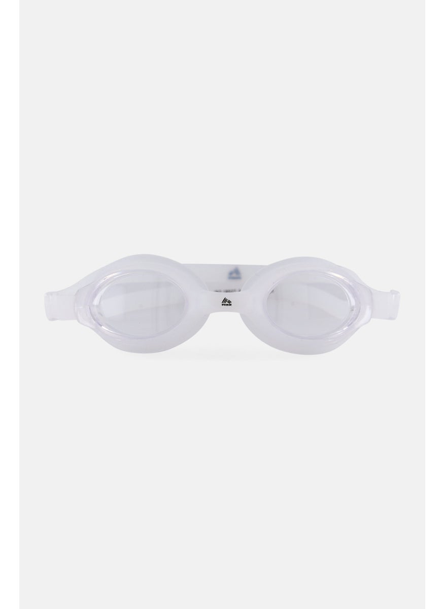 RBX Men Brand Logo Swimming Goggle, White  - Image 1