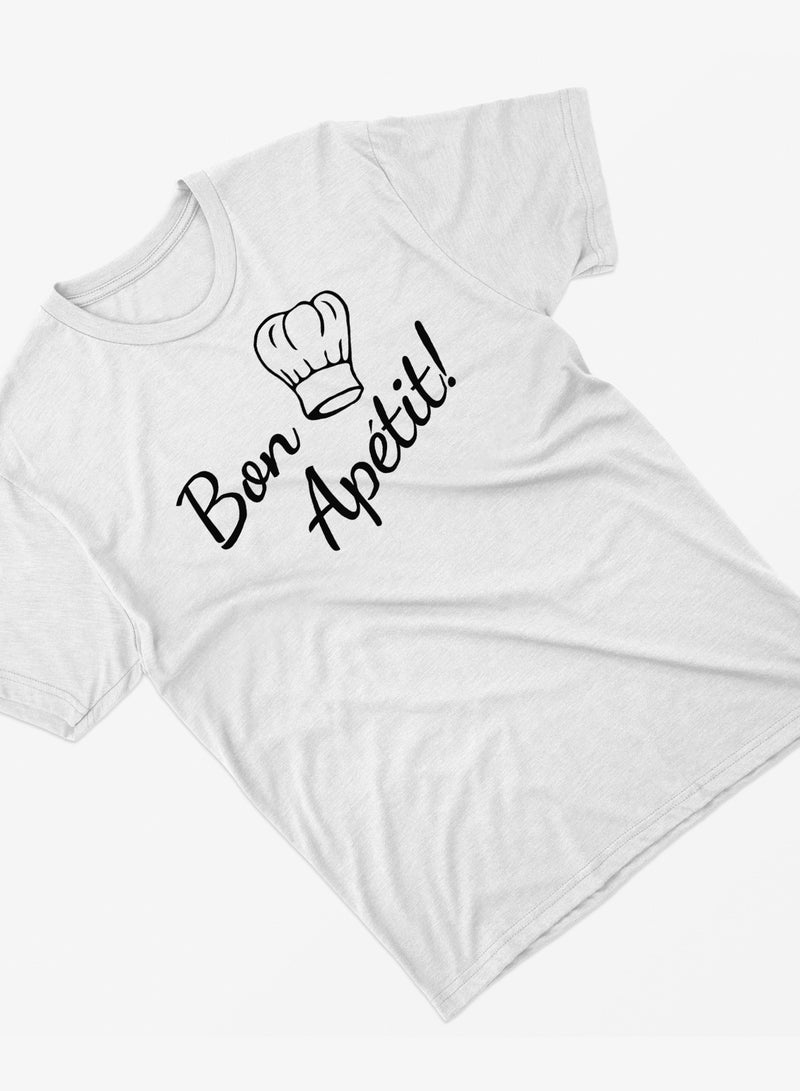 Fashion World Cotton T-shirt Printed with High-quality chef hat - Image 2