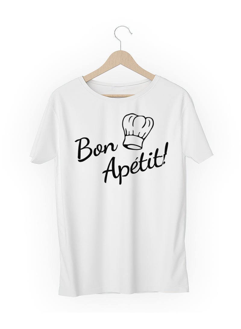 Fashion World Cotton T-shirt Printed with High-quality chef hat - Image 3