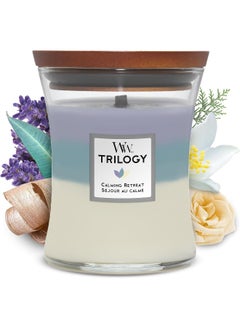 WoodWick WOODWICK Trilogy candle medium Calming Retreat 92965E  - Image 1