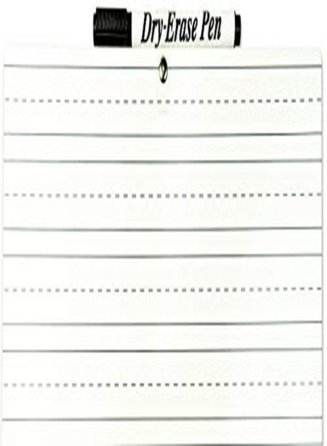 The Classics Dry Erase Whiteboard Kit Complete Set with 11.75 x 9 Inches Board, Black Dry Erase Pen and Eraser (TPG-388), White - Image 3