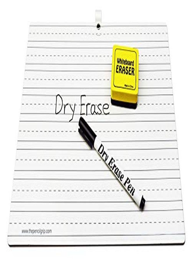 The Classics Dry Erase Whiteboard Kit Complete Set with 11.75 x 9 Inches Board, Black Dry Erase Pen and Eraser (TPG-388), White - Image 5