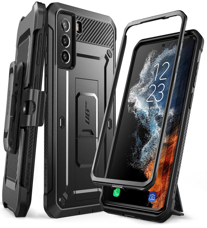 SUPCASE for Samsung Galaxy S22 Case with Stand Unicorn Beetle Pro Builtin BeltClip Heavy Duty FullBody Dual Layer Rugged Kickstand Shockproof Protective Phone Case for Galaxy S22 Black - Image 2