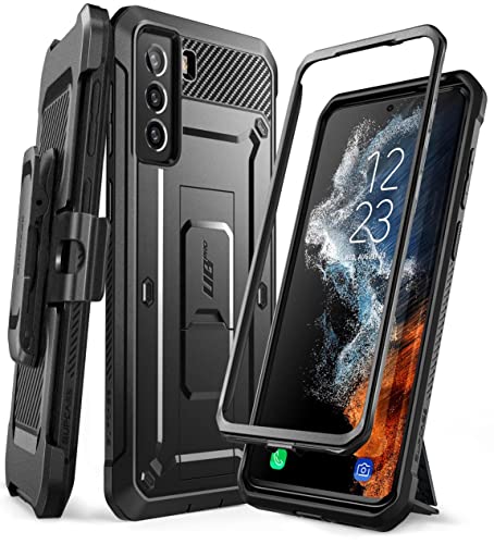 SUPCASE for Samsung Galaxy S22 Case with Stand Unicorn Beetle Pro Builtin BeltClip Heavy Duty FullBody Dual Layer Rugged Kickstand Shockproof Protective Phone Case for Galaxy S22 Black - Image 1