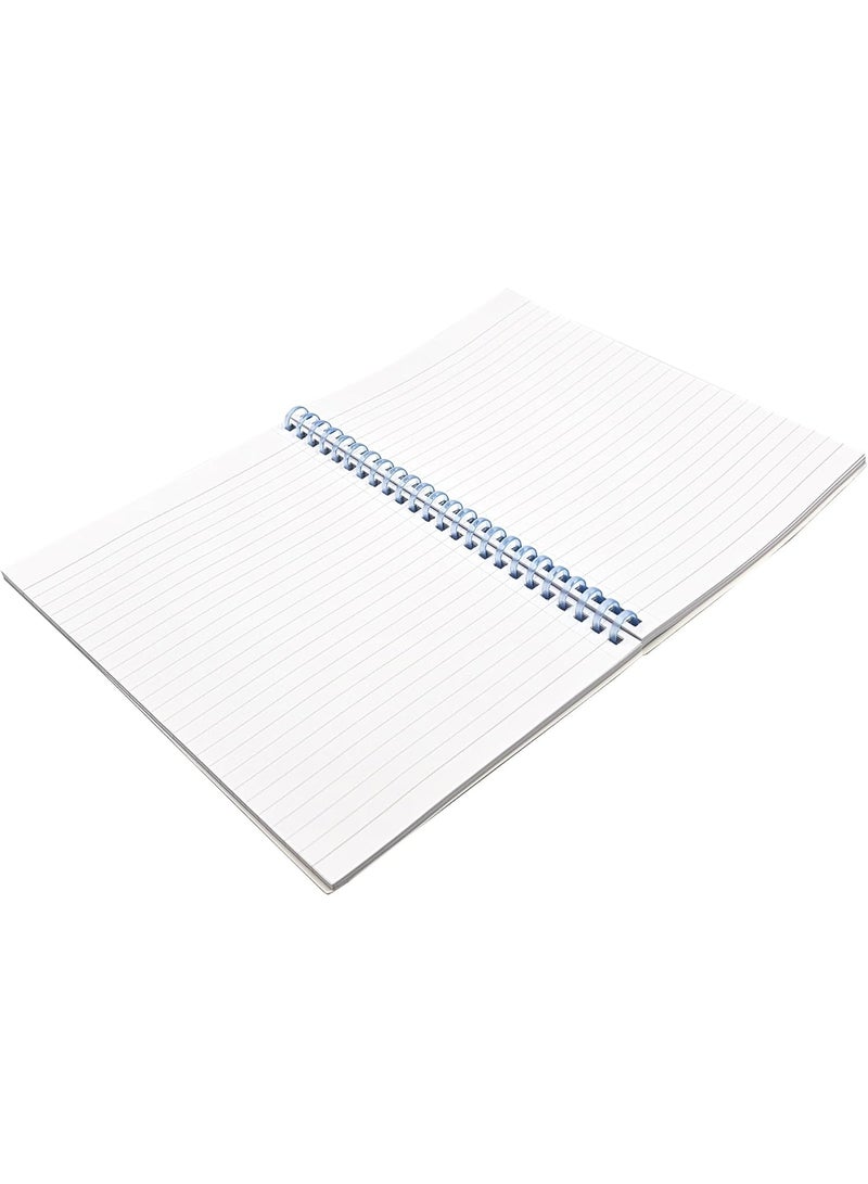 Maxi دفاتر غلاف بلاستيكي سميك بتصميم زهور بحجم A5 مع تجليد حلزوني ناعم 80 ورقة - Image 2