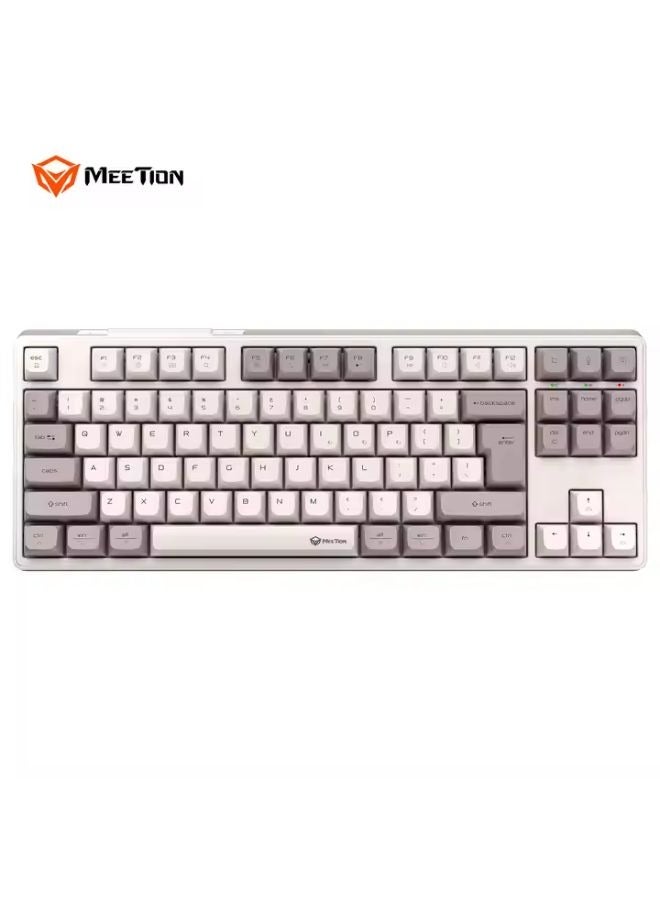 MEETION MK14 TKL Three Mode Wireless/Bluetooth/Wired Hot Swappable Gaming Keyboard 87 keys Game Peripheral RGB LED Light-Weight Mechanical Gaming Keyboard - Image 2