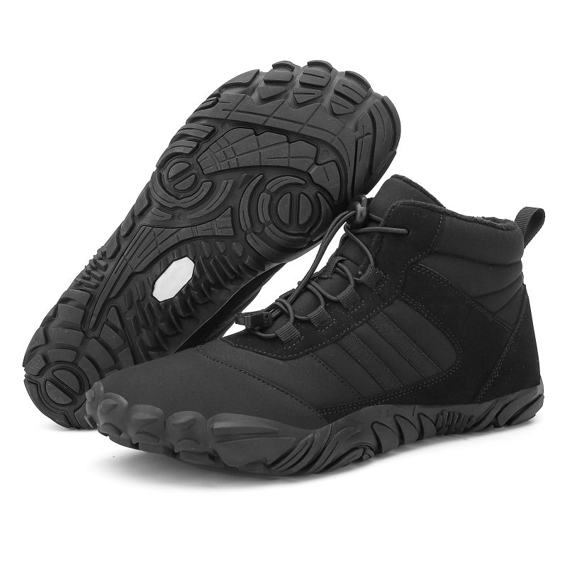 Outdoor Cotton Shoes Waterproof Hiking And Mountaineering Cotton Boots Plus Velvet Warm Shoes For Couples Sports Thickened Non-Slip Snow Boots - Image 3