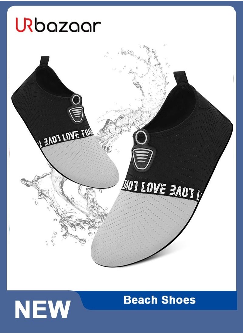 URbazaar Men Swimming Shoes For Women Non Slip And Quick-dry Thermoplastic Rubber Sole Beach Water Shoes Socks For Pool Snorkeling Surfing Kayaking Walking Yoga  - Image 1