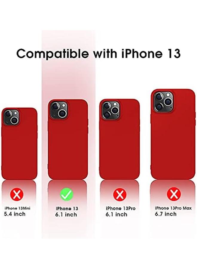 إكس ليفيل جراب متوافق مع هاتف Iphone 13 Mini رفيع للغاية من مادة TPU الناعمة بطبقة نهائية غير لامعة وغطاء خلفي خفيف الوزن لهاتف Iphone 13 Mini 2021 أحمر - Image 2