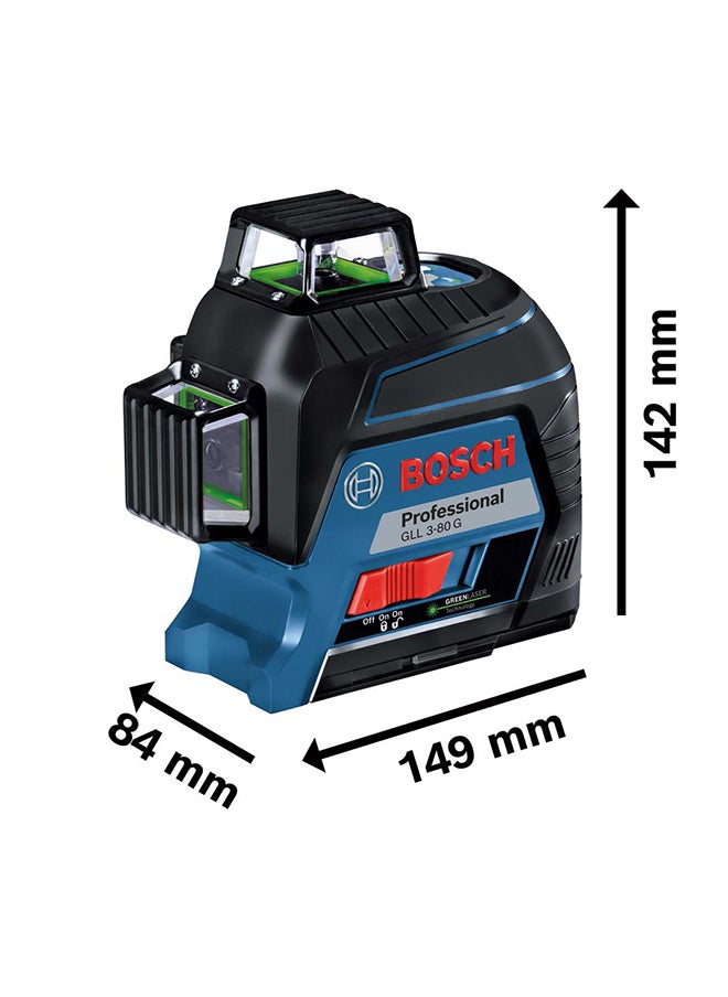 Bosch Professional Line Laser GLL 3-80 G, 3 x 360° bold green lines, up to 120m range | Model: 0601063Y00 with 1 year warranty - pzsku/ZD1569ABFA49798CE8526Z/45/_/1697801831/bc83547d-514e-4a8d-8a61-673ff8e97857