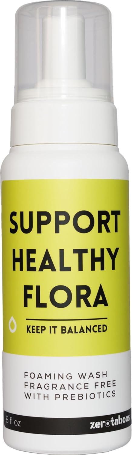 WASH Fragrancefree Unscented Sulfatefree Intimate Foam Wash With Prebiotics Naturally control bodyodor