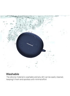 FARROBIZZ Silicone Case Compatible with HUAWEI FreeClip, Shockproof and Scratch-Resistant Full-Body Protection Headphone Cover with Anti-Lost Keychain- Dark Blue  - Image 4