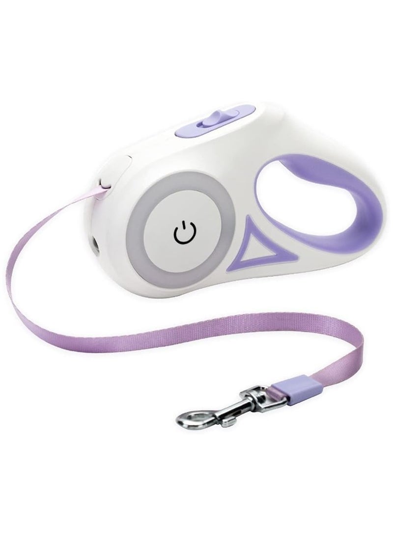 عام سلسلة كلب LED الخفيفة مع حزام نايلون مرن تلقائيًا عالي الجودة للمشية، حبل مشية متين للكلاب، منتجات للحيوانات الأليفة” - Image 1