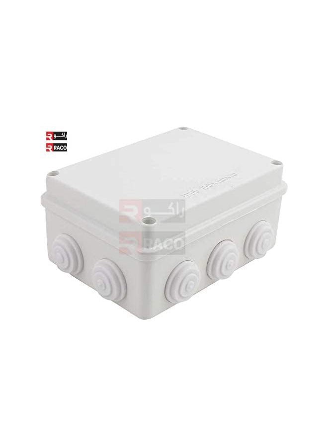 RACO Waterproof Sleeve Box Electrical Junction Box Enclosure with Wall Bracket Wide Application 190x140x70 - Image 2