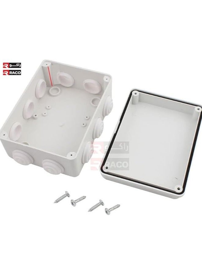 RACO Waterproof Sleeve Box Electrical Junction Box Enclosure with Wall Bracket Wide Application 190x140x70 - Image 4