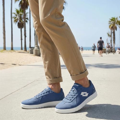 Lotto Men Impulso Mistro Blue Sneakers - Image 4