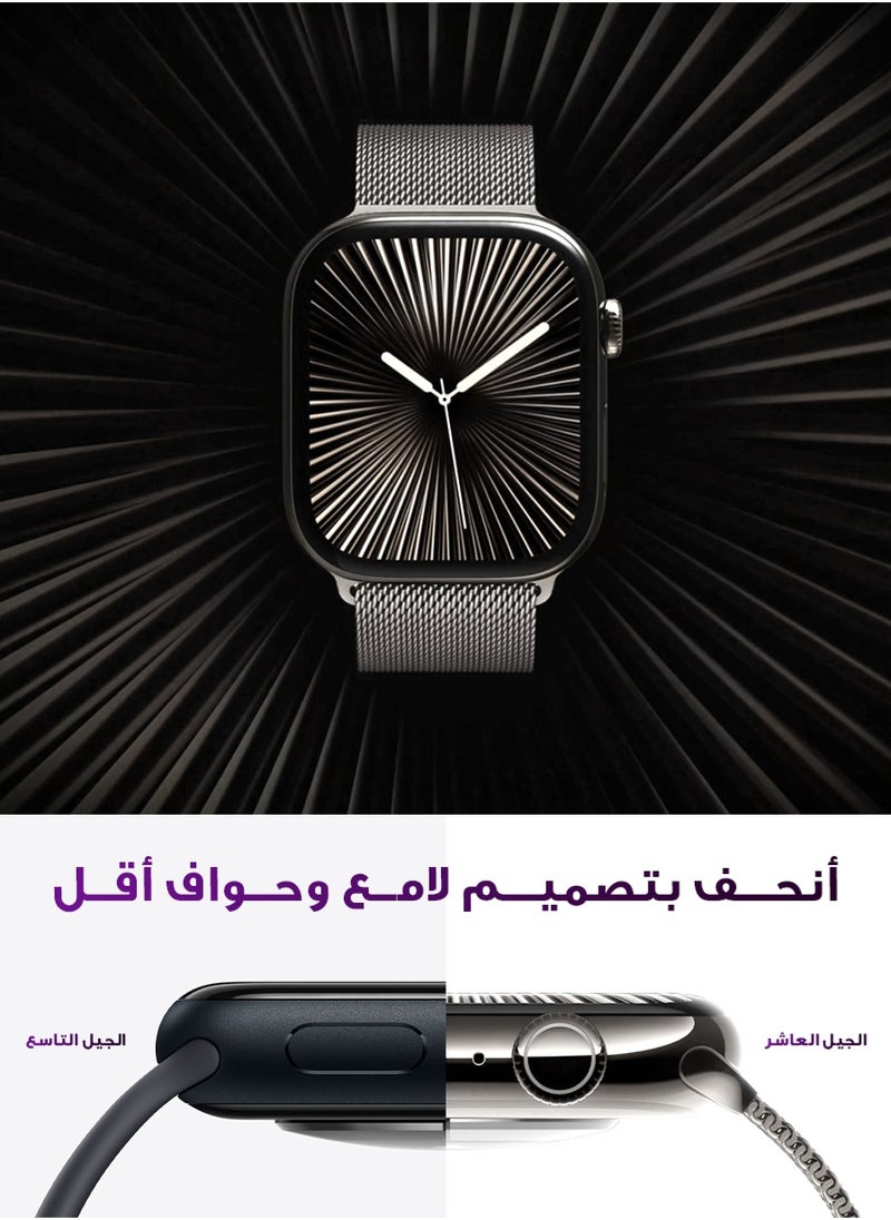 Smartwatch 10th Gen – Silver, 46mm | AMOLED Ultra-Clear Display, Photo Display Feature, Exclusive App, “Remember You” instance messaging, Slimmer Design with Reduced Bezels, New Colors with Extra Strap, Call & Notification Support.