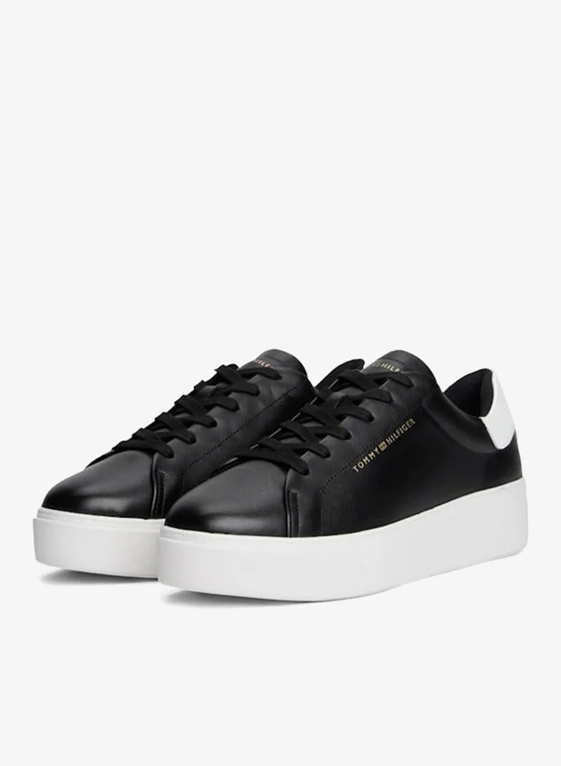 TOMMY HILFIGER Black Chic Platform Cupsole Patent for Women | Best Price UAE
