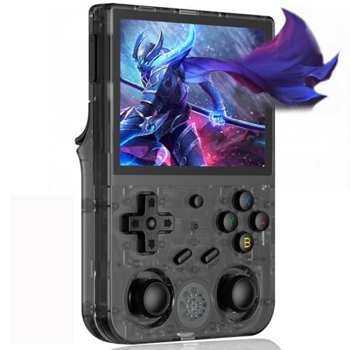 Aivuidbs RG353VS Retro Handheld Game Linux System RG3566 3.5 inch IPS Screen,RG353VS with 64G TF Card Pre-Installed 4452 Games Supports 5G WiFi 4.2 Bluetooth Online Fighting,Streaming and HDMI rg 353v Aivuidbs - Image 1