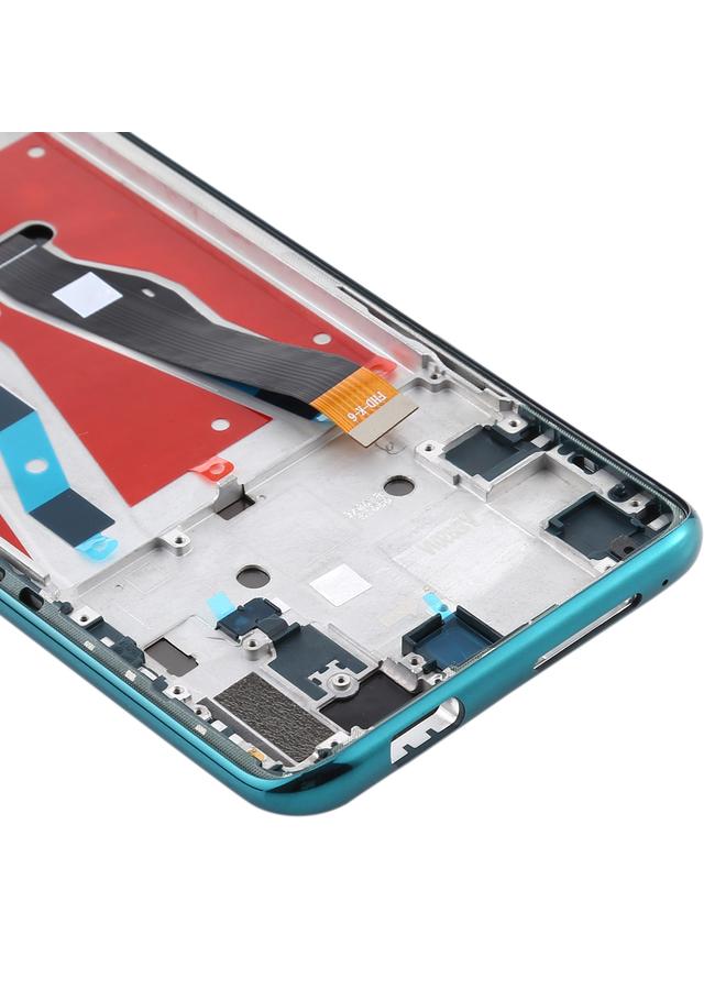 Replacement LCD Screen and Digitizer Full Assembly with Frame for Huawei Y9 Prime 2019 Green - Image 4