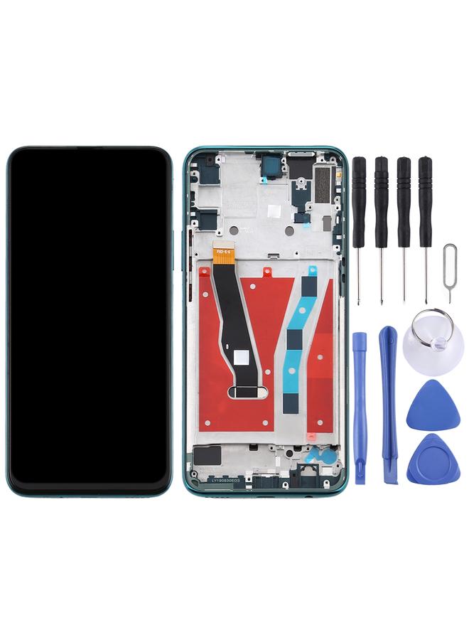 Replacement LCD Screen and Digitizer Full Assembly with Frame for Huawei Y9 Prime 2019 Green - Image 2