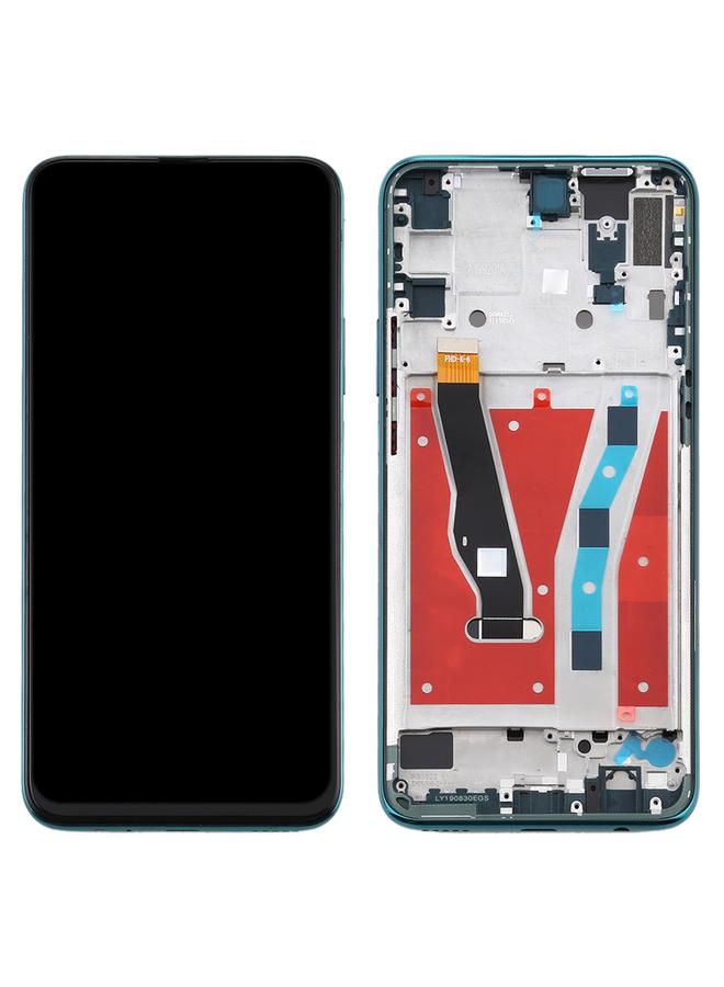 Replacement LCD Screen and Digitizer Full Assembly with Frame for Huawei Y9 Prime 2019 Green - Image 3