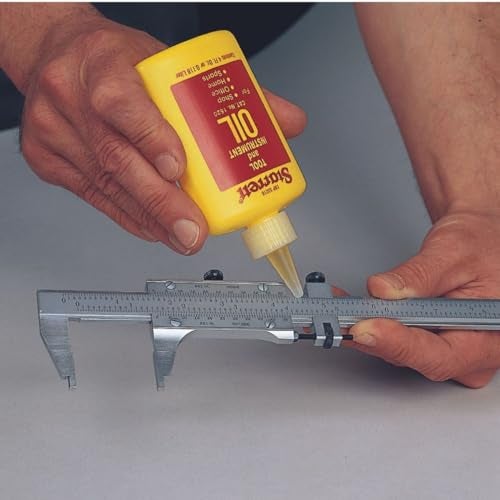 Starrett Tool and Instrument Oil - Extra-Fine Lubricant - Ideal for Measuring Tools, Precision Instruments and Light Machinery - 4 fl. oz - 1620 - Image 2