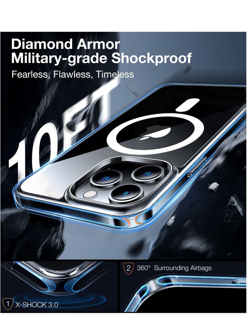 Houmt iPhone 14 Pro Cover Compatible with MagSafe Never Yellow Slim Thin Protective Case for Apple iPhone 14 Pro 6.1 inch - Image 5