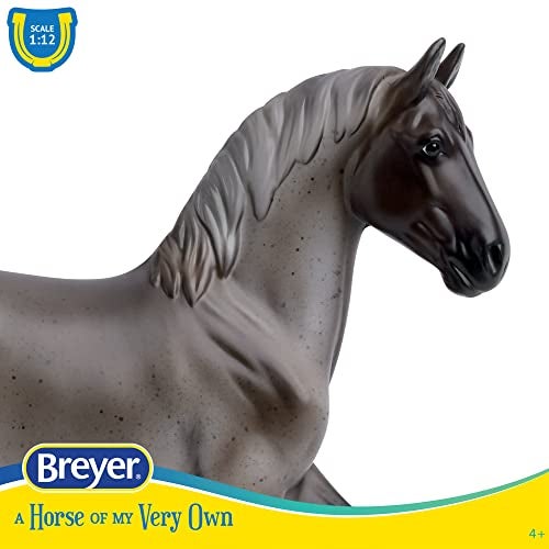 Breyer Horses Freedom Series Blue Roan Brabant  Horse Toy  975 x 7  112 Scale  Model 1052 - Image 5