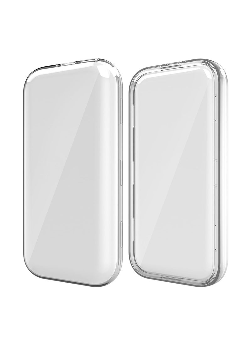 SOLARAE حافظة بطارية واقية مناسبة لجهاز Apple Vision Pro، حافظة ملحقات بطارية محمولة، مضادة للسقوط، مضادة للخدش، حافظة ناعمة من مادة TPU، مناسبة لملحقات بطارية Apple VR Visual Pro - Image 1