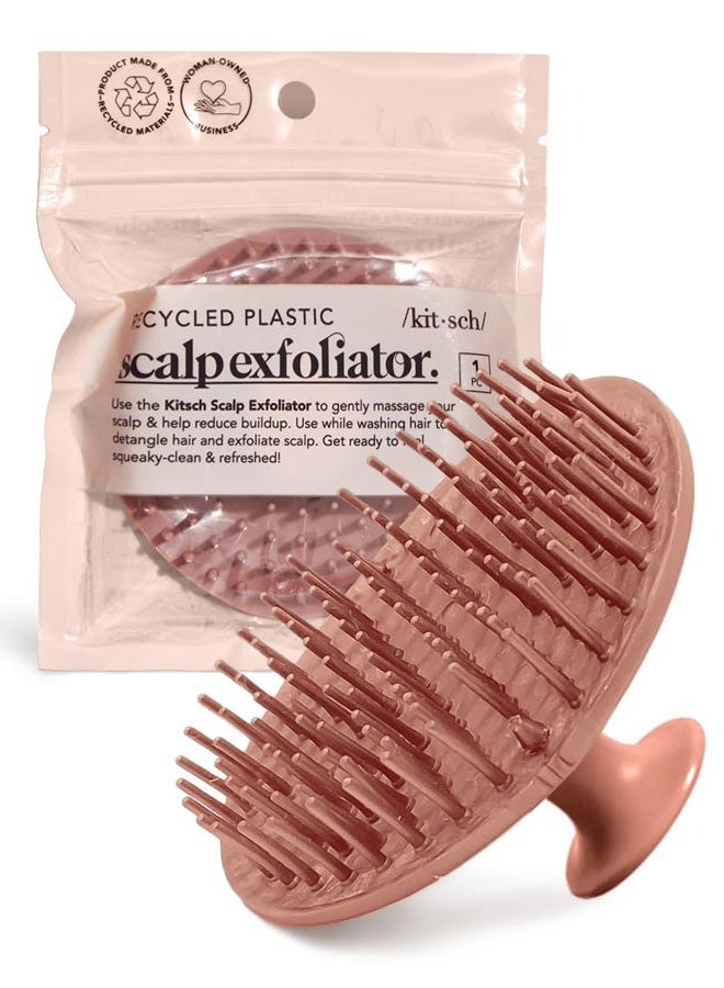 Kitsch Scalp Massager for Hair Care - Scalp Scrubber, Shampoo Brush & Exfoliator for All Hair Types - Relaxing & Exfoliating - Terracotta - Image 1