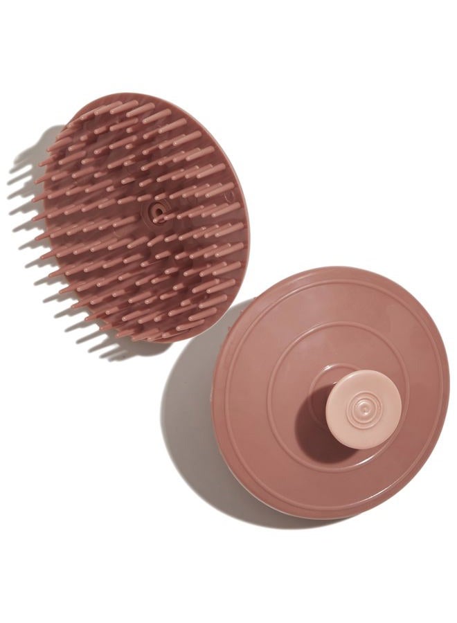 Kitsch Scalp Massager for Hair Care - Scalp Scrubber, Shampoo Brush & Exfoliator for All Hair Types - Relaxing & Exfoliating - Terracotta - Image 3