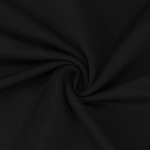 Herobiker Girls Thermal Underwear Set Ultra Soft Fleece Lined Kids Long Johns Top Bottom Thermals Kids Base Layer Winter Warm Black - Image 5