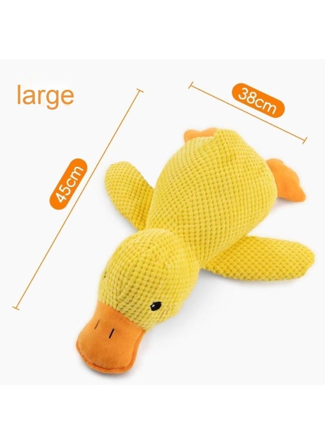 Generic Plush Quacking Duck Dog Toy – Durable Chew and Teething Sound Toy for Small to Medium Dogs 