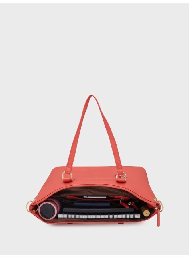 CAPRESE AMELIA SATCHEL MEDIUM CORAL - Image 5