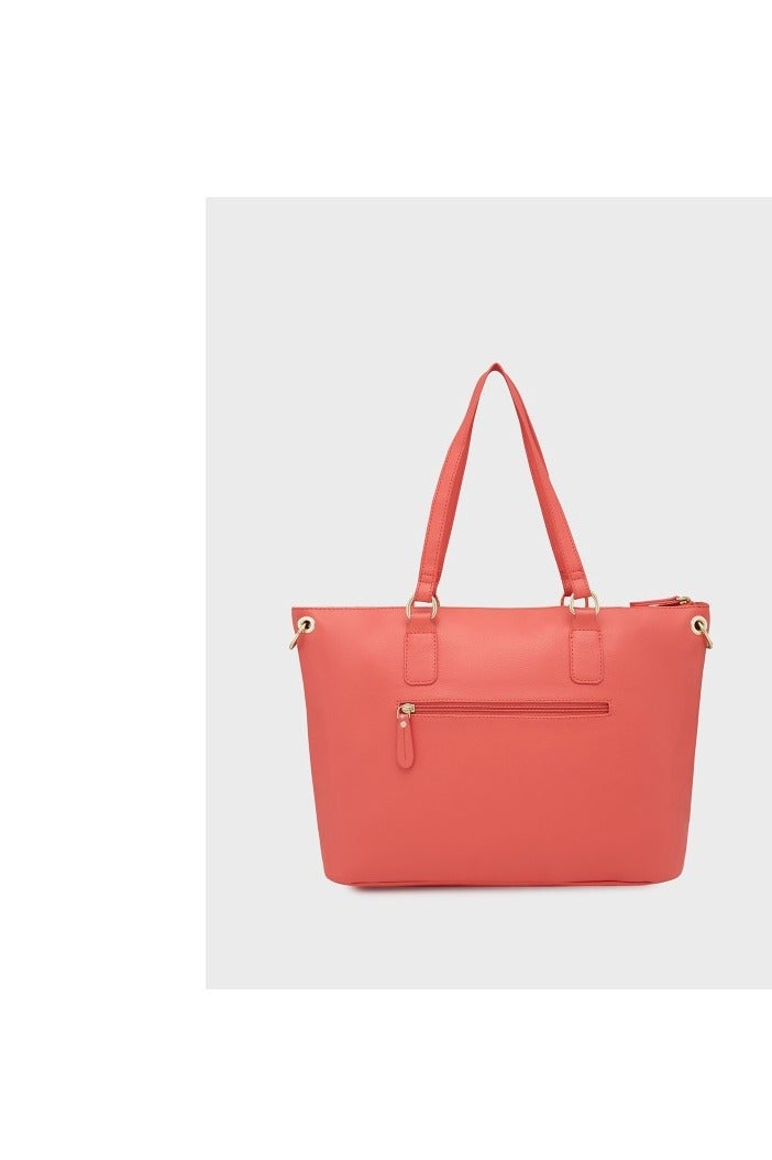 CAPRESE AMELIA SATCHEL MEDIUM CORAL - Image 4