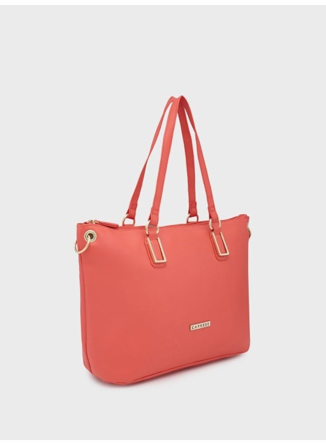 CAPRESE AMELIA SATCHEL MEDIUM CORAL - Image 3