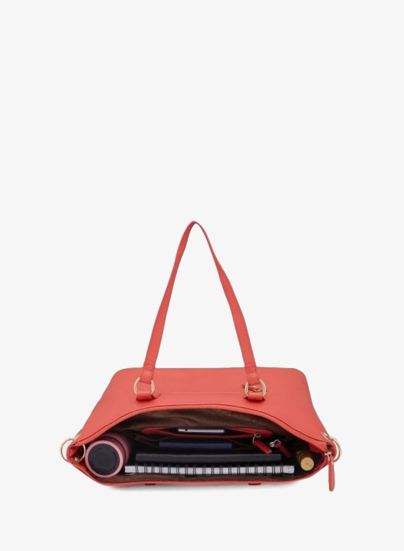 CAPRESE AMELIA SATCHEL MEDIUM CORAL - Image 5