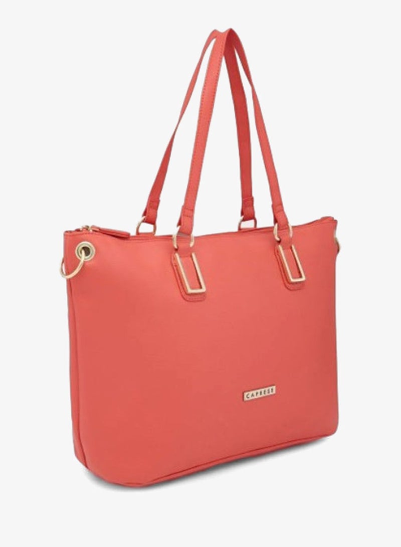 CAPRESE AMELIA SATCHEL MEDIUM CORAL - Image 3