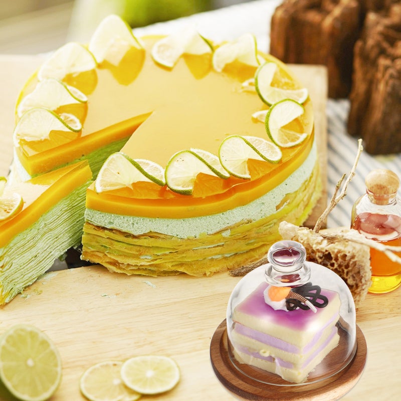 2pcs Cake Display Stand Covered Cake Stand Cupcake Stand Party Dessert Storage Stand - Image 2