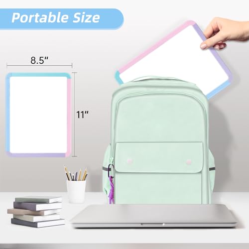 VUSIGN Small White Board Dry Erase, 8.5'' x 11'' Magnetic Dry Erase Board, Mini Whiteboard with Markers for Kids, Students, Fridge, Wall, Locker - Image 5