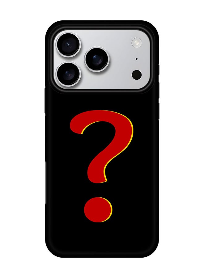 Stylizedd Tough Pro Magnetic Case for iPhone 17 Pro, Dual Layer hybrid PC + TPU Mobile Cover Matte - Question?