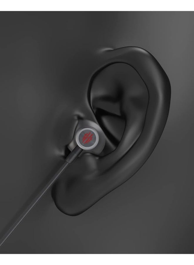 نوبيا ريد ماجيك سماعات ريد ماجيك السلكية للالعاب بمنفذ تايب-سي مع ميكروفون – سماعات أذن داخلية متوافقة مع أجهزة سامسونج جالاكسي، جوجل بيكسل، آيباد برو، وآيفون ١٥ فما فوق – مثالية للألعاب، البث المباشر، والمكالمات الصوتية - Image 3