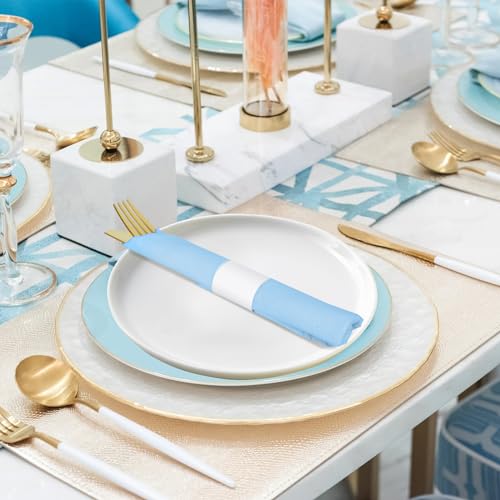 Germiwipe Napkin Bands,Paper Napkin Rings Self Adhesive,Silverware Wraps Bands (White-500 pcs) - Image 2