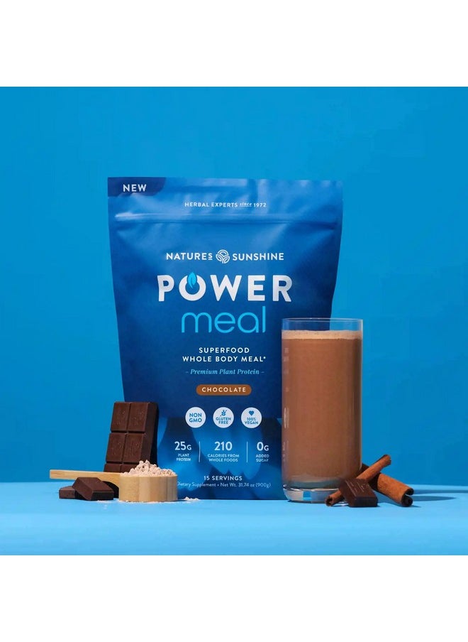 NATURE'S SUNSHINE Nature's Sunshine Power Meal, Superfood Whole Body Meal (Chocolate)  - Image 2