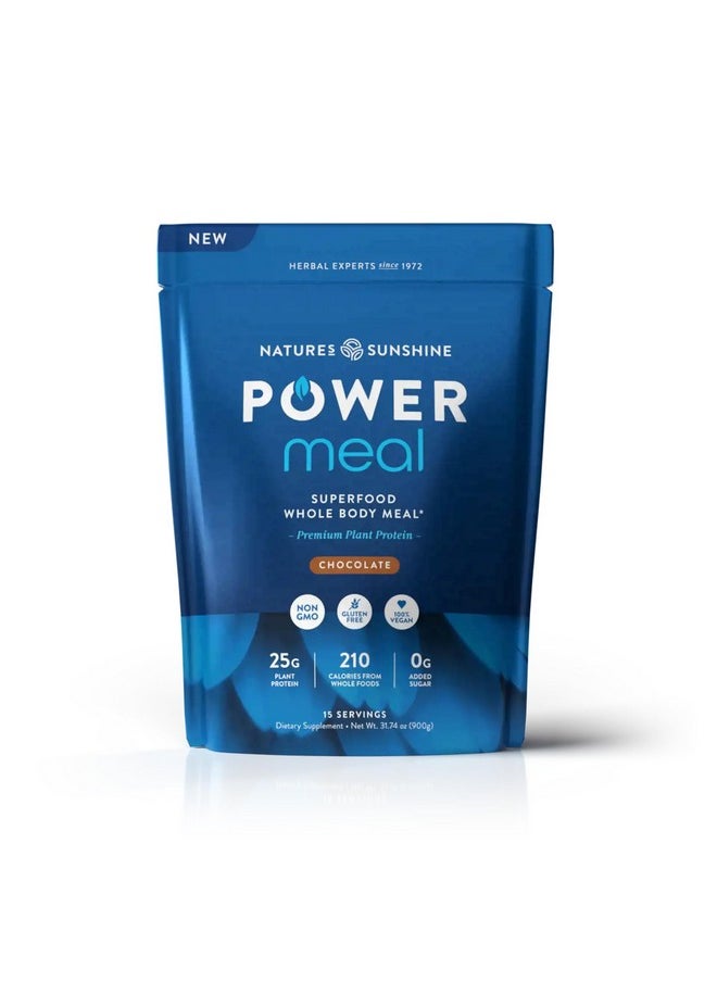 NATURE'S SUNSHINE Nature's Sunshine Power Meal, Superfood Whole Body Meal (Chocolate)  - Image 1