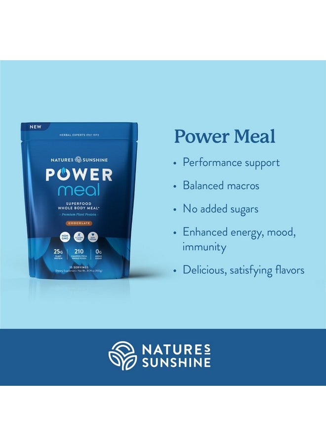 NATURE'S SUNSHINE Nature's Sunshine Power Meal, Superfood Whole Body Meal (Chocolate)  - Image 3